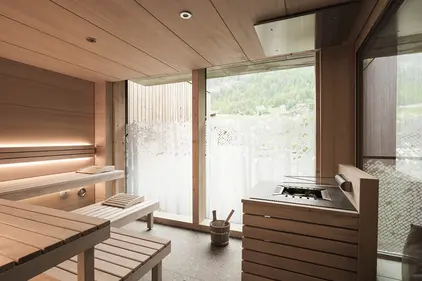 Finnische Sauna mit Panoramaview